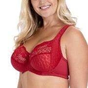 Miss Mary Jacquard And Lace Underwire Bra BH Röd F 90 Dam