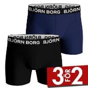 Bjorn Borg Bamboo Cotton Blend Boxer Kalsonger 2P Svart/Blå Medium Her...