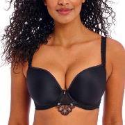 Freya BH Loveland UW Moulded Plunge Tshirt Bra Svart G 70 Dam