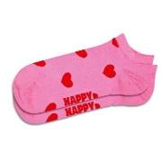 Happy socks Strumpor Hearts Low Sock Rosa/Röd bomull Strl 41/46
