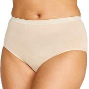 Damella Trosor Classic Cotton Midi Brief Puder bomull Large Dam