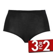 Damella Trosor High Waist Maxi Brief Svart merinoull 48 Dam