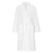 Damella Waffle Knit Robe Vit bomull XX-Large Dam