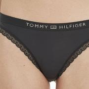 Tommy Hilfiger Trosor Tonal Logo Lace Briefs Svart Medium Dam