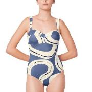 Triumph Summer Allure Swimsuit Blå/Vit D 44 Dam