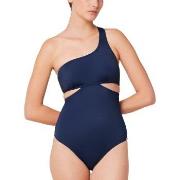 Triumph Summer Mix And Match 03 Padded Swimsuit Navy B 44 Dam