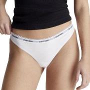 Calvin Klein Trosor 3P Modern Logo Thongs Vit bomull Medium Dam