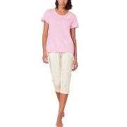 Triumph Pyjama Set X 01 Rosa/Vit bomull 38 Dam