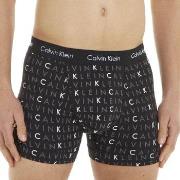 Calvin Klein Kalsonger 6P Cotton Stretch Trunks Svart Mönster bomull L...