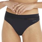 Calvin Klein Trosor Infinite Flex Thong Svart Small Dam