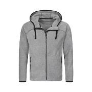 Stedman Power Fleece Jacket For Men Grå polyester X-Large Herr