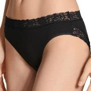 Calida Trosor Natural Comfort Lace Brief Svart bomull Medium Dam