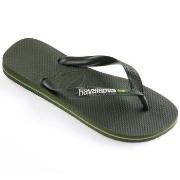 Havaianas Brasil Logo Skogsgrön  Strl 37/38 Herr