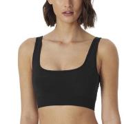 Schiesser BH Bustier Seamless Top Svart polyamid Medium Dam