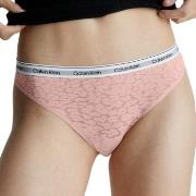 Calvin Klein Trosor Lace Thong Ljusrosa polyamid XX-Large Dam