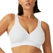 NATURANA BH Athleisure Soft Bra Vit bomull B 100 Dam