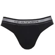 Armani Stretch Cotton Brief Kalsonger Svart bomull Large Herr