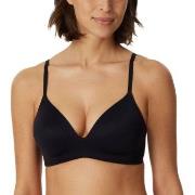 Schiesser BH Invisible Soft Bra With Underwired Bra Svart C 85 Dam