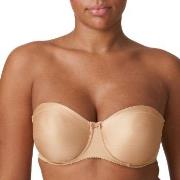 PrimaDonna BH Satin Non Padded Strapless Bra Beige D 90 Dam