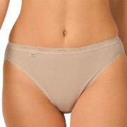 Sloggi Trosor 2P Basic Plus Tai Briefs Beige bomull 36 Dam