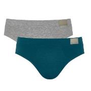 Sloggi Kalsonger 2P For Men GO Natural Brief Blå/Grå bomull X-Large He...