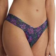 Hanky Panky Trosor 3P Printed Low Rise Thong Mörklila nylon One Size D...