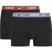 Nike Kalsonger 6P Everyday Cotton Stretch Trunk Svart/Röd bomull Mediu...