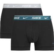 Nike Kalsonger 4P Everyday Cotton Stretch Trunk Svart/Grå bomull X-Lar...