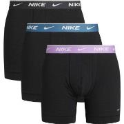 Nike Kalsonger 6P Everyday Cotton Boxer Svart/Rosa bomull Large Herr