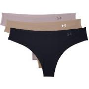 Under Armour Trosor 6P Pure Stretch Thong Svart m Beige Small Dam