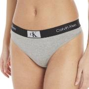 Calvin Klein Trosor 3P CK96 Cotton Thong Ljusgrå bomull X-Large Dam