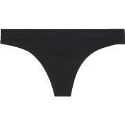 Calvin Klein Trosor 2P Fusion Flex Thong Svart polyamid X-Small Dam