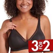 Sloggi BH Body Adapt Twist T-shirt Bra Svart XS+ Dam