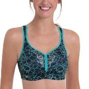 Anita BH Active Air Control DeltaPad Sports Bra Svart/Blå E 95 Dam