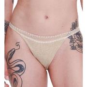 Sloggi Trosor 2P GO Ribbed Tanga Briefs Elfenben ekologisk bomull X-La...