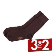 Amanda Christensen Strumpor Noble Ankle Socks Mörkbrun Strl 41/42