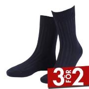 Amanda Christensen Strumpor True Ankle Rib Sock Marin Strl 43/46 Herr