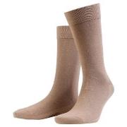 Amanda Christensen Strumpor True Combed Cotton Sock Ljusbrun Strl 47/5...