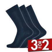 Dovre Strumpor 3P Organic Wool Sock Marin Strl 40/45 Herr