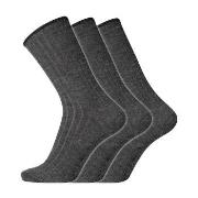 Dovre Strumpor 3P Wool No-Elastic Socks Mörkgrå Strl 40/45 Herr