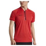 Craft Pro Control Impact Polo M Röd polyester Small Herr