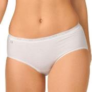 Sloggi Trosor 2P Basic Plus Midi Briefs Vit bomull 52 Dam