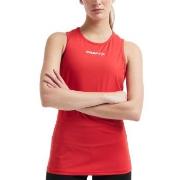 Craft Rush Slim Singlet W Röd polyester X-Large Dam