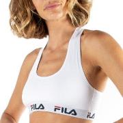 FILA BH Urban Women Sports Bra Vit bomull Small Dam