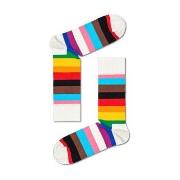 Happy socks Strumpor 2P Pride Stripe Sock Vit Mönstrad bomull Strl 36/...