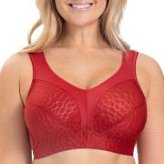 Miss Mary Lovely Jacquard Soft Bra BH Röd D 85 Dam