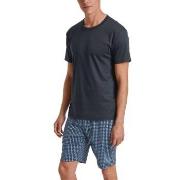 Calida Relax Streamline 2 Short Pyjamas Marin mönstrad bomull Large He...