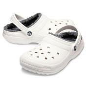 Crocs Classic Lined Clog Vit US M6/W8 (EU 38-39)