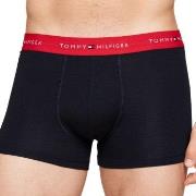 Tommy Hilfiger Kalsonger 3P WB Trunks Svart/Röd bomull Medium Herr