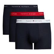 Tommy Hilfiger Kalsonger 3P WB Trunks Svart/Röd bomull XX-Large Herr